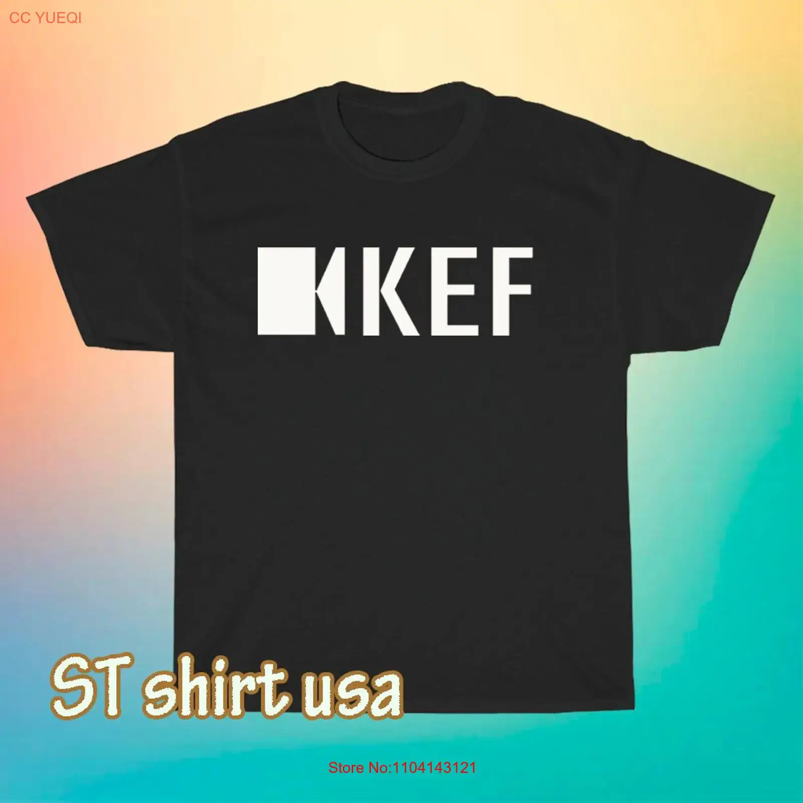 Vintage Fashion Logos - تي شيرت جديد بشعار KEF Subwoofer