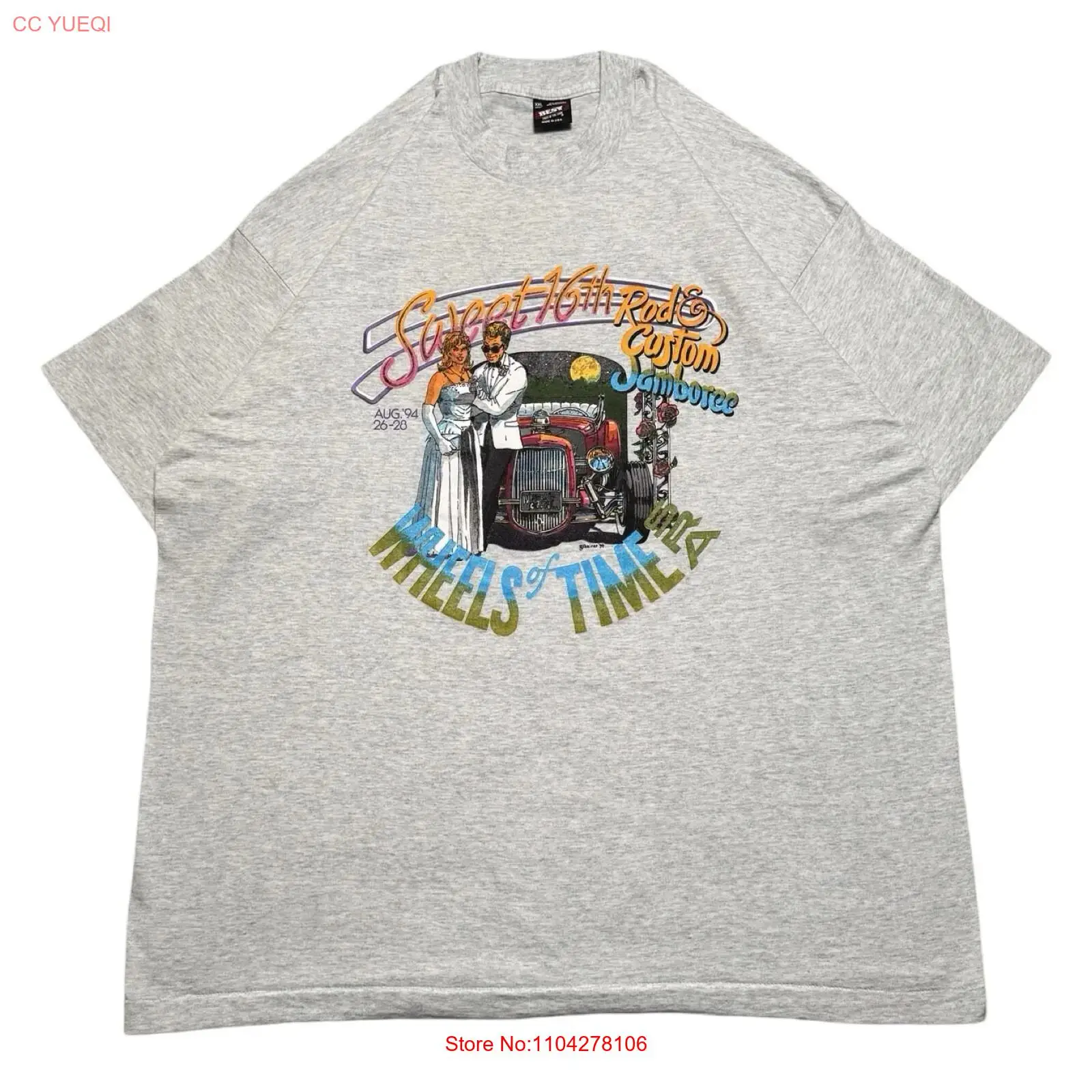 Vintage Fashion Wheel - تي شيرت Vintage Wheels Of Time