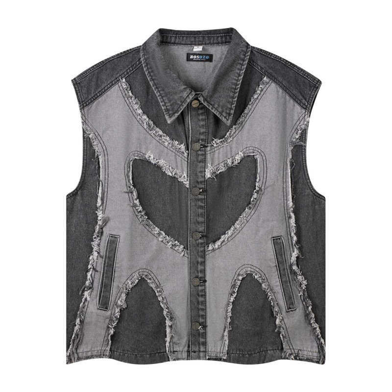 الأوروبية والأمريكية رجل التلب - مراجعة Patchwork Jean Jacket وسعره