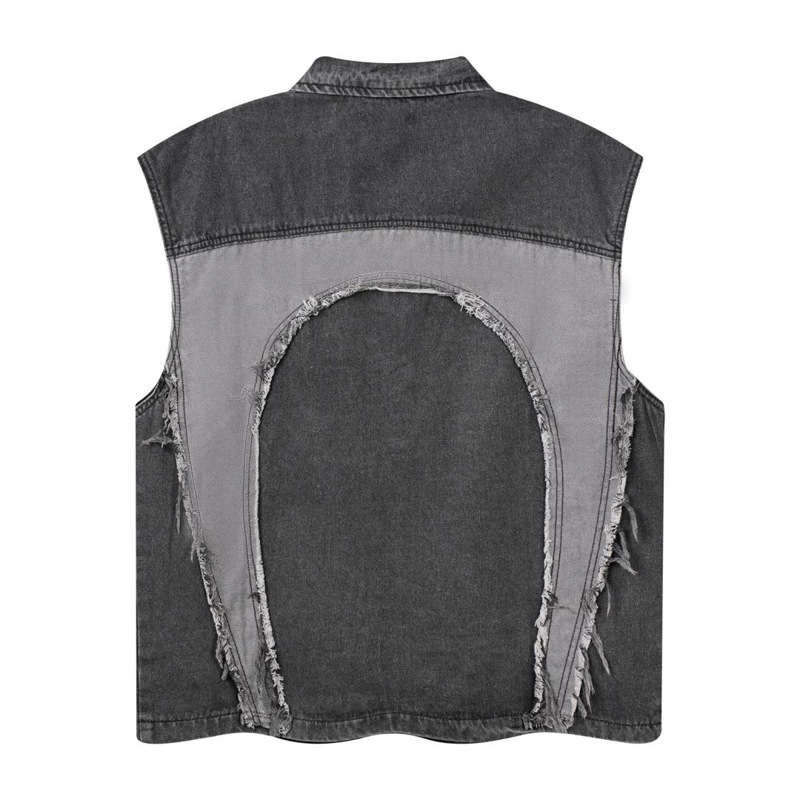 الأوروبية والأمريكية رجل التلب - مراجعة Patchwork Jean Jacket وسعره