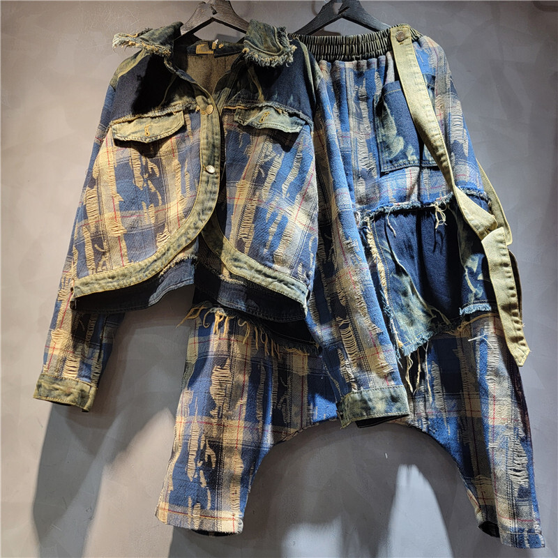 WTHT موضة المرأة غير النظامية  - مراجعة Patchwork Jean Jacket وسعره