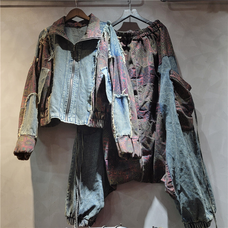 WTHT خمر المرأة العصرية المرقع - مراجعة Patchwork Jean Jacket وسعره