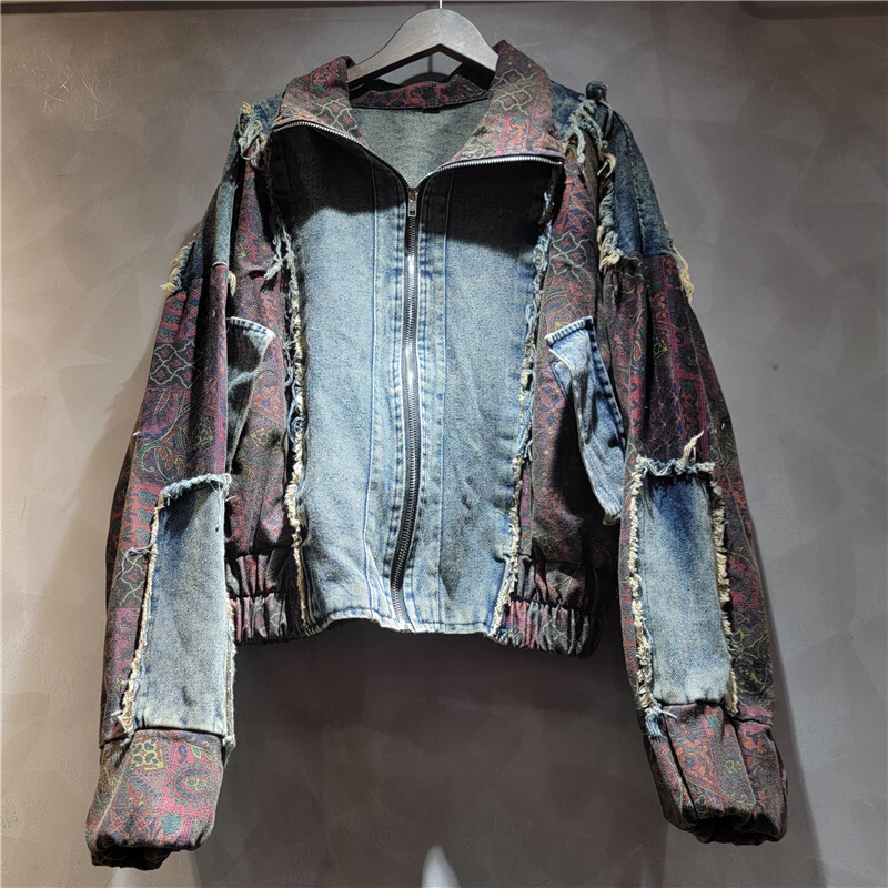 WTHT خمر المرأة العصرية المرقع - مراجعة Patchwork Jean Jacket وسعره