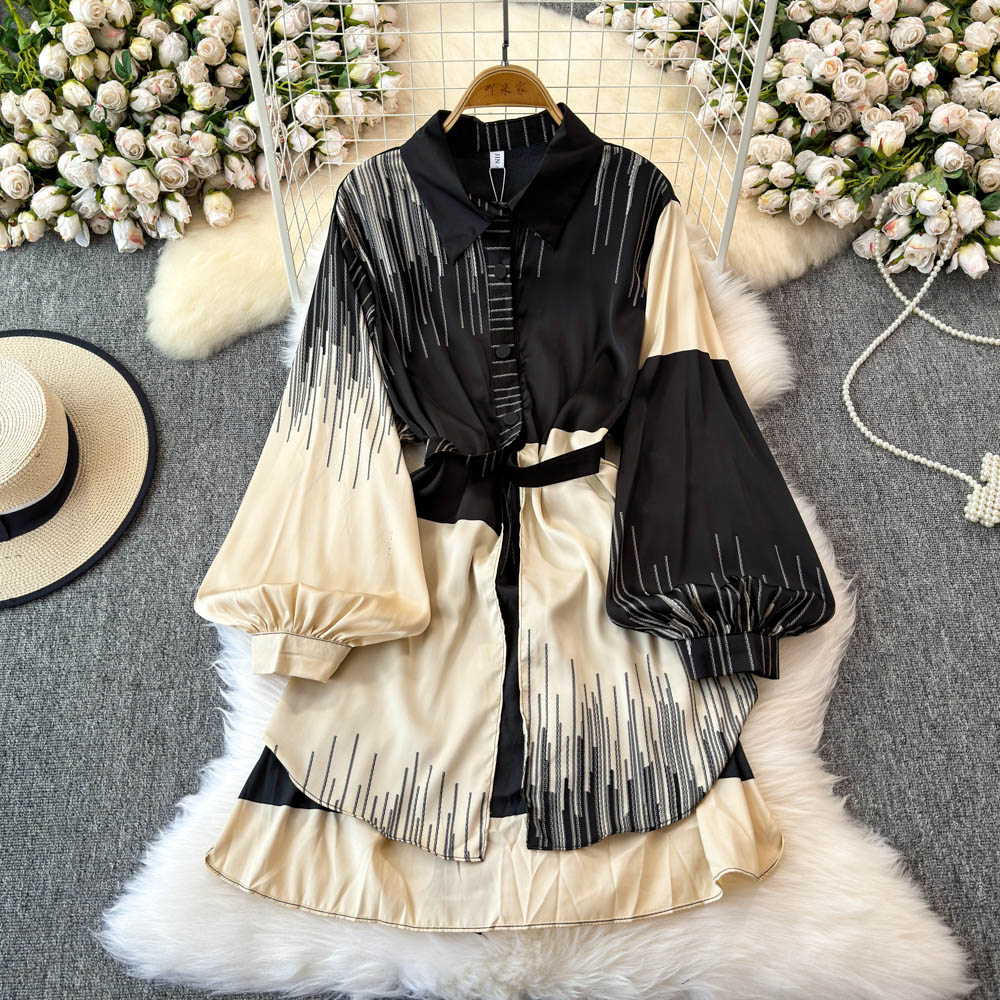 خمر التلبيب الرقبة طويلة الأكم - مراجعة Vintage Fashion Trends وسعره