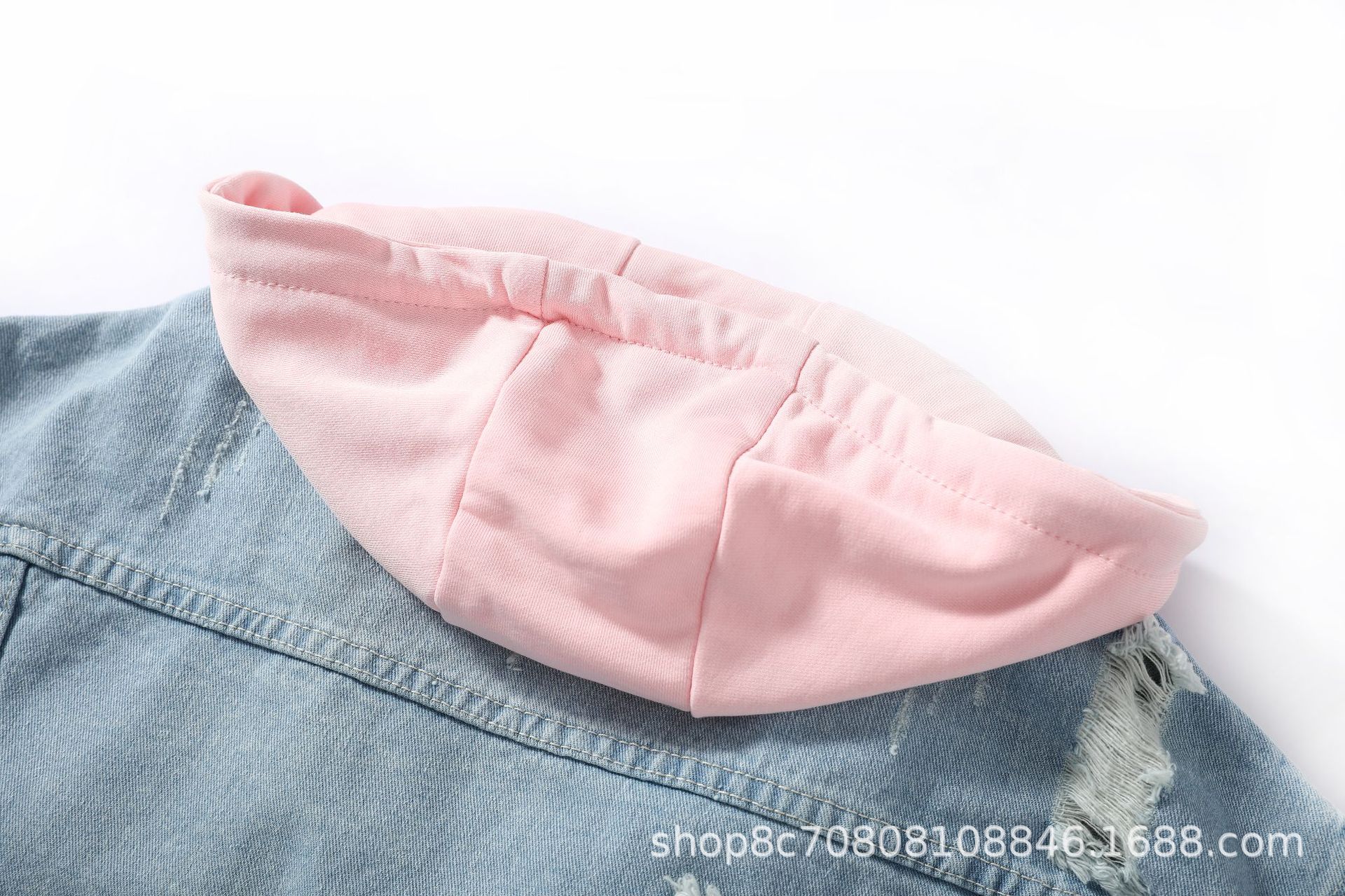 النمط الأوروبي فضفاض مقنعين لو - مراجعة Patchwork Jean Jacket وسعره