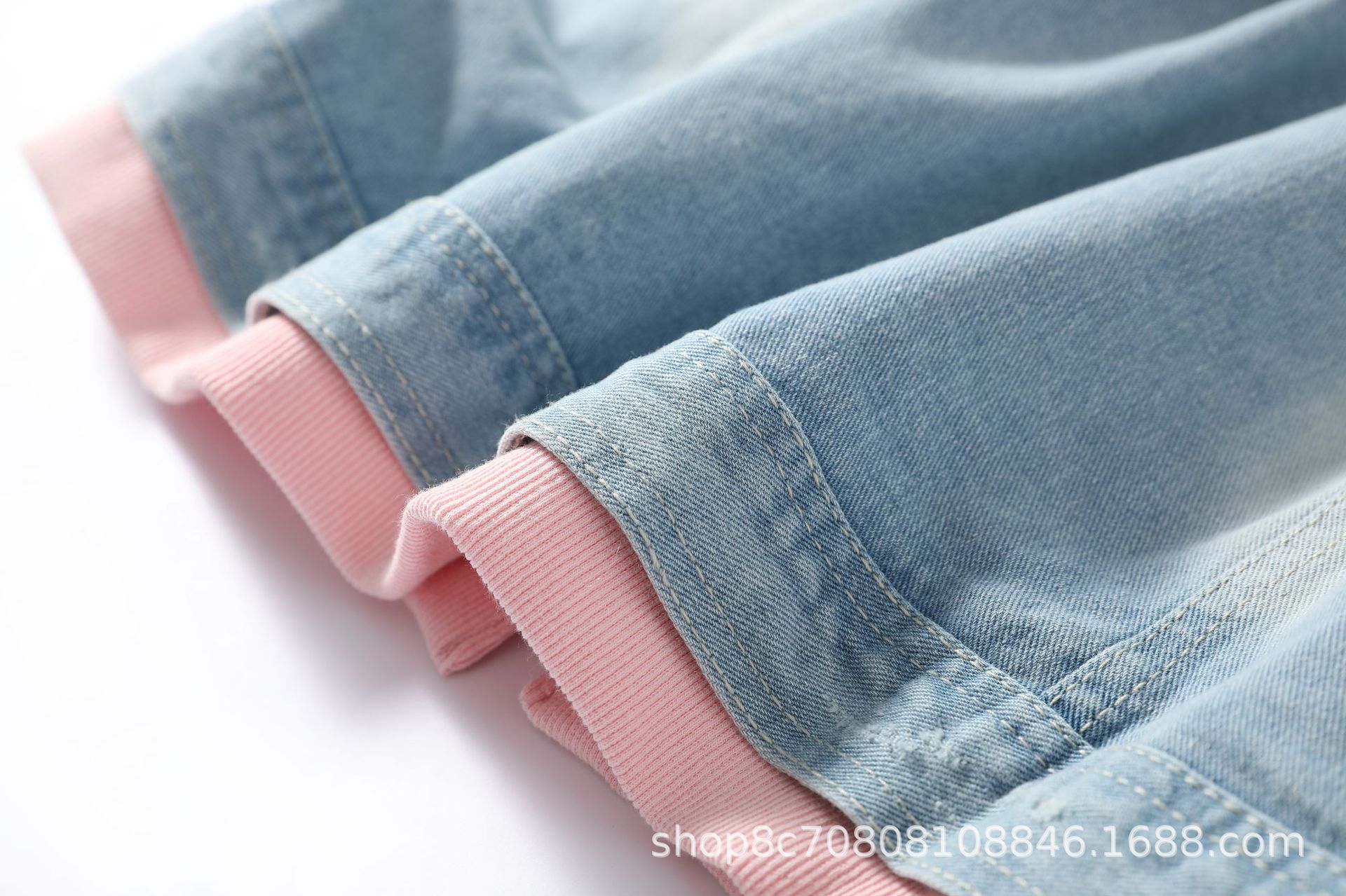 النمط الأوروبي فضفاض مقنعين لو - مراجعة Patchwork Jean Jacket وسعره