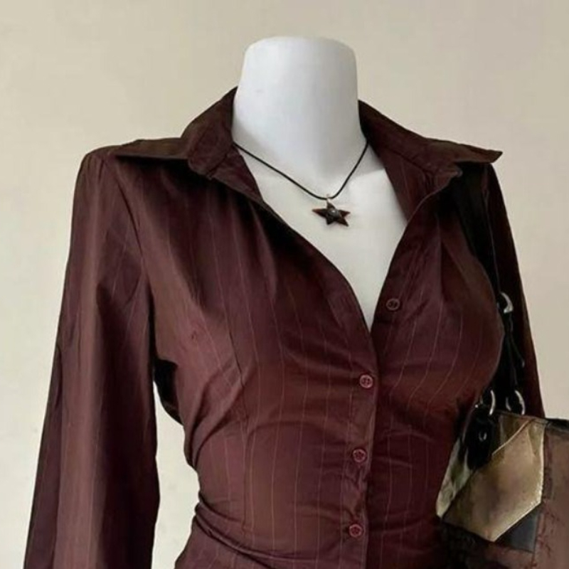 قميص كلاسيكي كلاسيكي كلاسيكي ج - مراجعة Vintage Fashion Korea وسعره