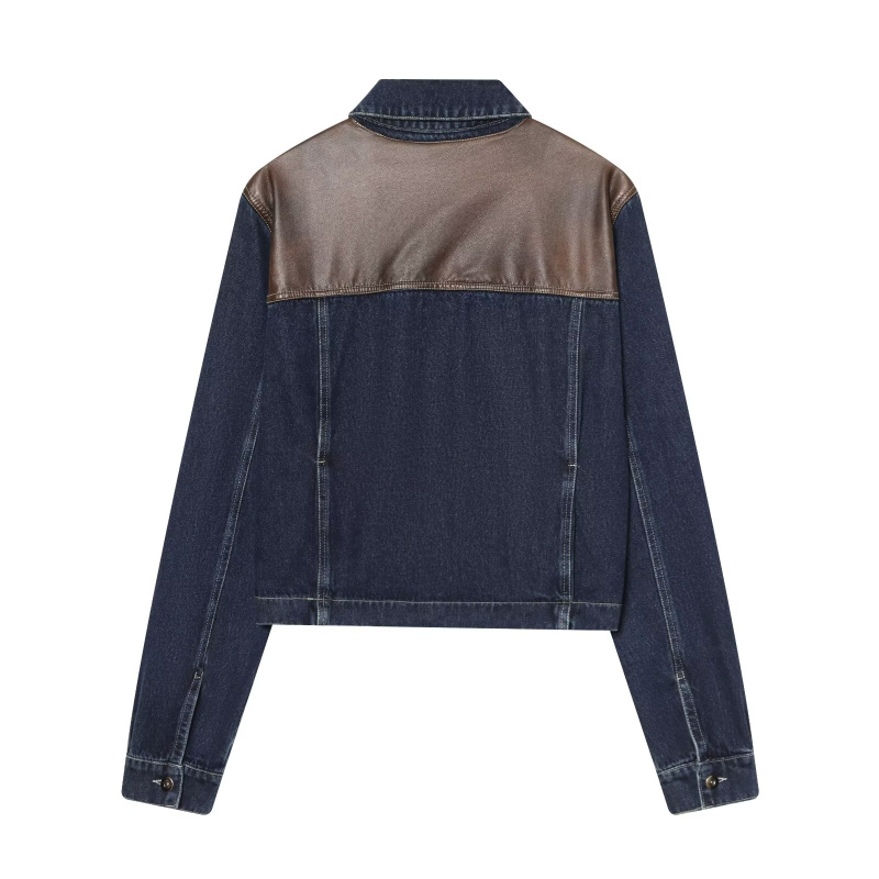 طقم جاكيت جينز وبنطلون جينز نس - مراجعة Patchwork Jean Jacket وسعره