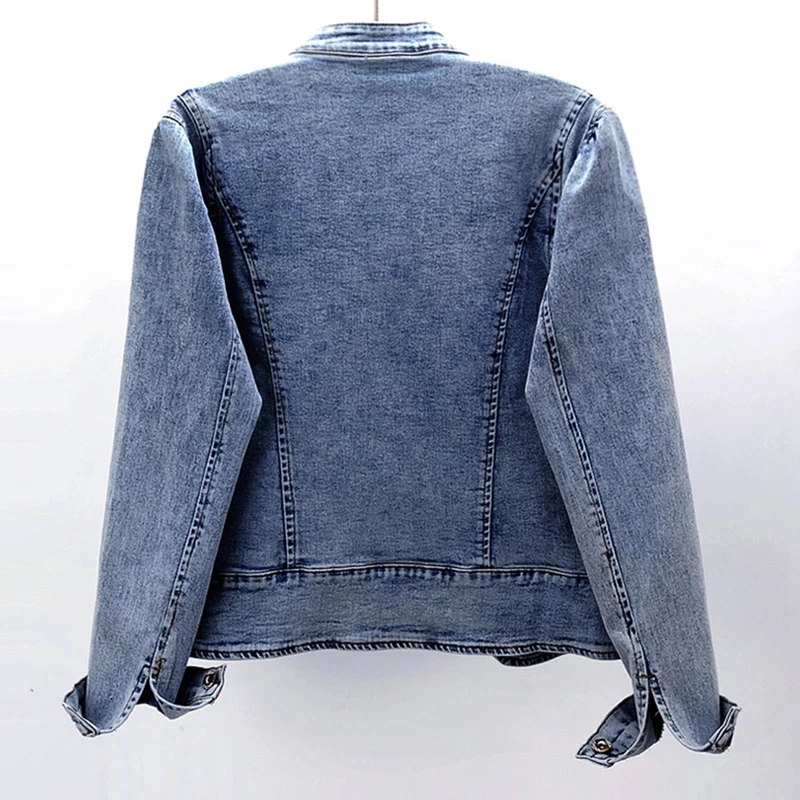 جاكيت دينيم نسائي مطرز لربيع 2 - مراجعة Patchwork Jean Jacket وسعره