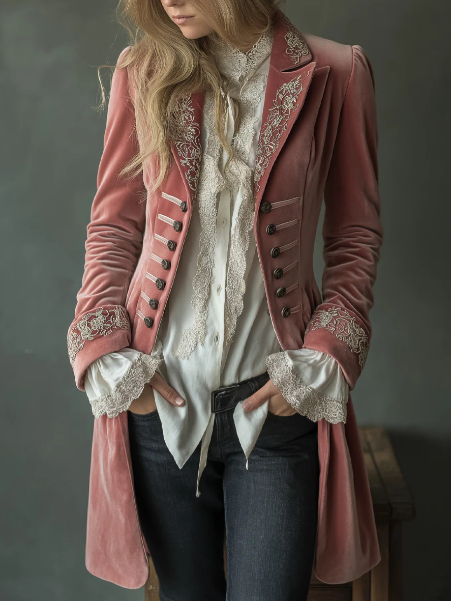 جاكيت بليزر مخملي أنيق وعصري ل - مراجعة Velvet Blazer Vintage وسعره