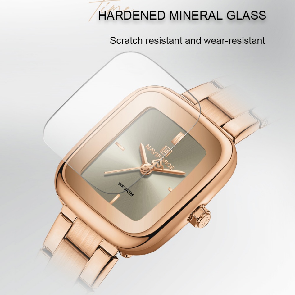 ساعة نسائية جديدة من NAVIFORCE - مراجعة Vintage Fashion Watches وسعره