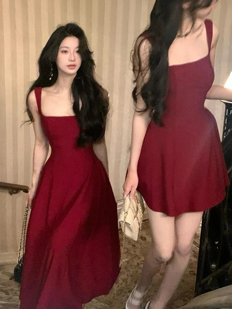 فستان نسائي قصير بدون أكمام ،  - مراجعة Vintage Fashion Korea وسعره