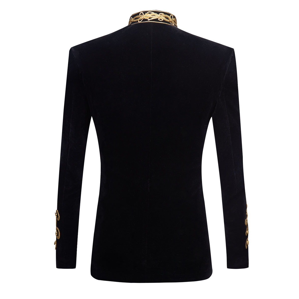 الرجال الوقوف طوق الذهب الأسود - مراجعة Velvet Blazer Vintage وسعره